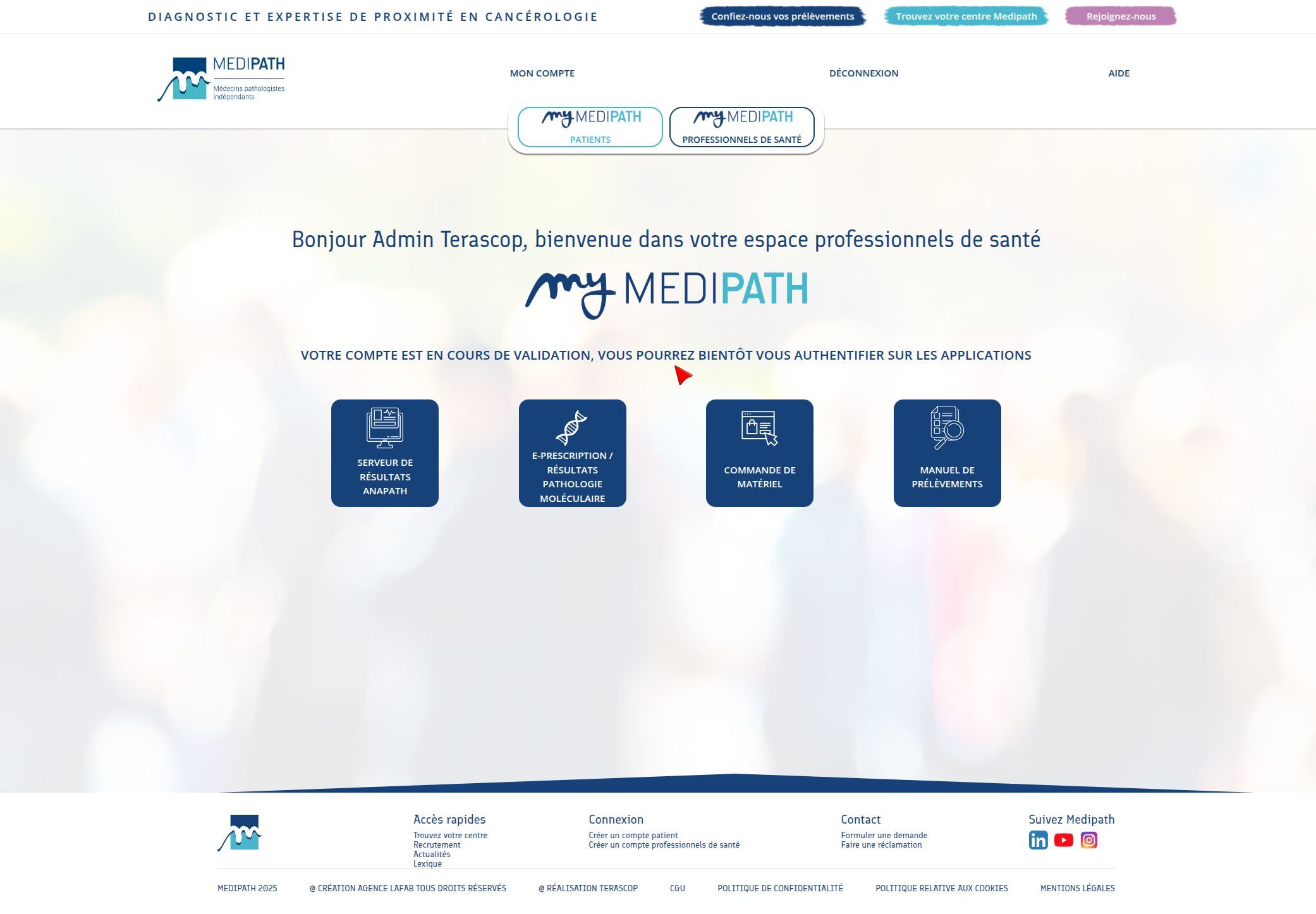 Mon profil utilisateur